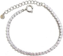 Celine Tennisbracelet Accessories Jewellery Bracelets Chain Bracelets Sølv By Jolima*Betinget Tilbud
