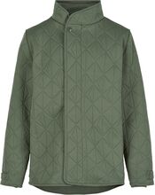 Little Leif Thermo Jacket Outerwear Jackets & Coats Quilted Jackets Green By Lindgren