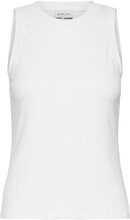 Naomi Top T-shirts & Tops Sleeveless Hvit By Malina*Betinget Tilbud