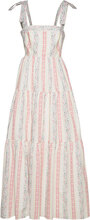 Nikita Cut Out Printed Maxi Dress Dresses Summer Dresses Hvit By Malina*Betinget Tilbud
