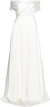 Mila Off The Shoulder Slit Bridal Gown Designers Wedding Dresses Cream Malina