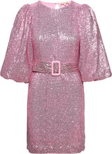 Sequins Puff Sleeve Mini Dress Dresses Sequin Dresses Rosa By Ti Mo*Betinget Tilbud