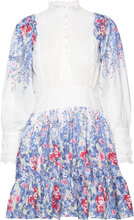 Cotton Slub Mini Dress Kort Kjole Blue By Ti Mo