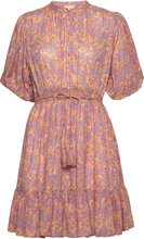 Bohemian Mini Dress Kort Kjole Pink By Ti Mo