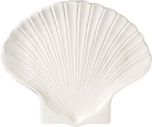 Plate Shell Xl Home Tableware Serving Dishes Serving Platters Hvit Byon*Betinget Tilbud