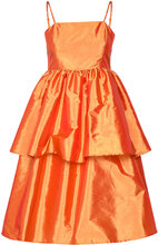Tafetta Dream Dress Kort Kjole Orange Bzr
