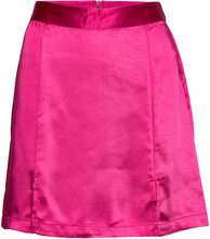 Satina Molanna Skirt Kort Nederdel Pink Bzr