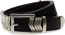 Rattle Belt Black Silver Belte Svart Cala Jade*Betinget Tilbud