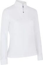1/4 Zip Chev Top Sport Sweat-shirts & Hoodies Sweat-shirts White Callaway