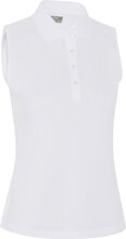 Sleeveless Knit Polo Sport T-shirts & Tops Polos White Callaway