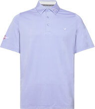 3 Chev Odyssey Polo Tops Polos Short-sleeved Purple Callaway