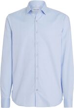 Twill Easy Care Slim Shirt Tops Shirts Business Blue Calvin Klein