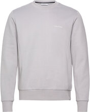Micro Logo Repreve Sweatshirt Tops Sweatshirts & Hoodies Sweatshirts Silver Calvin Klein