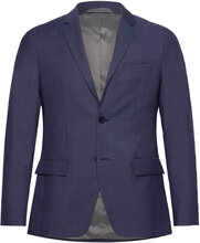 Birdseye Wool Slim Blazer Suits & Blazers Blazers Single Breasted Blazers Navy Calvin Klein