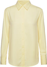 Recycled Cdc Relaxed Shirt Tops Shirts Long-sleeved Yellow Calvin Klein
