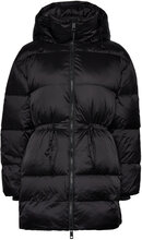 Waisted Down Padded Jacket Foret Jakke Black Calvin Klein