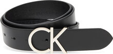 Ck Adj.logo Belt 3.5Cm Bälte Black Calvin Klein