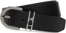 Ck Must Ck Loop Belt 30Mm Bälte Black Calvin Klein