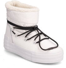Bold Vulc Flatf Snow Boot Wn Shoes Boots Ankle Boots Laced Boots White Calvin Klein