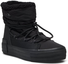 Bold Vulc Flatf Snow Boot Wn Shoes Boots Ankle Boots Laced Boots Black Calvin Klein