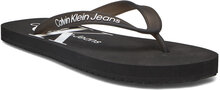 Beach Sandal Monologo Tpu Shoes Summer Shoes Sandals Flip Flops Black Calvin Klein
