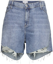 Mom Short Plus Shorts Denim Shorts Blå Calvin Klein Jeans*Betinget Tilbud
