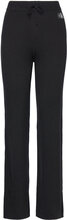 Badge Straight Knitted Pants Bottoms Trousers Joggers Black Calvin Klein Jeans