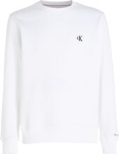 Ck Essential Reg Cn Tops Sweat-shirts & Hoodies Sweat-shirts White Calvin Klein Jeans
