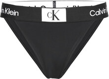 Cheeky High Rise Bikini Swimwear Bikinis Bikini Bottoms High Waist Bikinis Black Calvin Klein