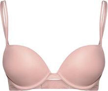 Push Up Plunge Lingerie Bras & Tops Push Up Bras Pink Calvin Klein