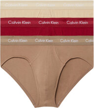 3P Hip Brief Underbukser Y-front Briefs Beige Calvin Klein