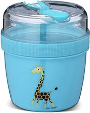 N'ice Cup - L, Kids, Lunch Box With Cooling Disc - Turquoise Home Meal Time Lunch Boxes Blue Carl Oscar