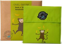 Pack N' Snack™ Sandwich Bag - Lime Home Meal Time Lunch Boxes Green Carl Oscar
