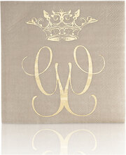 Royal Napkin 20-Pack Home Textiles Kitchen Textiles Napkins Paper Napkins Beige Carolina Gynning*Betinget Tilbud