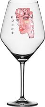 Wineglass Moonlight Queen Pink Home Tableware Glass Wine Glass White Wine Glasses Nude Carolina Gynning