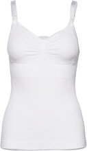 Nursing Top With Shapewear Lingerie Shapewear Tops Hvit Carriwell*Betinget Tilbud