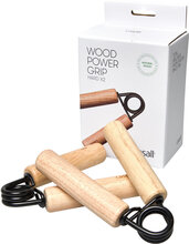 Wood Power Grip Hard Accessories Sports Equipment Workout Equipment Svart Casall*Betinget Tilbud