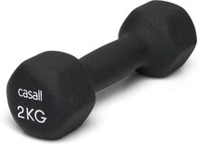 Classic Dumbbell 2Kg Accessories Sports Equipment Workout Equipment Gym Weights Svart Casall*Betinget Tilbud