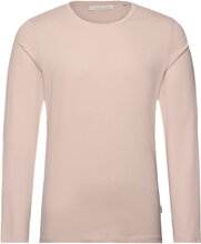 Theo Ls T-Shirt T-shirts Long-sleeved Beige Casual Friday*Betinget Tilbud