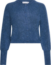 Mohair Petit Cardigan Tops Knitwear Cardigans Blue Cathrine Hammel