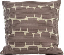 Printed St | C/C 50X50 | Dusty Pink Home Textiles Cushions & Blankets Cushion Covers Brown Ceannis