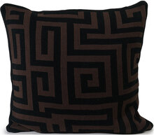 Knitted C/C 50X50Cm Home Textiles Cushions & Blankets Cushion Covers Brown Ceannis