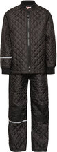 Basic Thermal Set -Solid Outerwear Thermo Outerwear Thermo Sets Black CeLaVi
