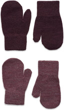 Magic Glitter Mittens 2-Pack Accessories Gloves & Mittens Mittens Purple CeLaVi