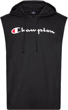 Hooded Sleeveless T-Shirt Sport Sweatshirts & Hoodies Hoodies Black Champion