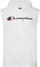 Hooded Sleeveless T-Shirt Sport Sweatshirts & Hoodies Hoodies White Champion