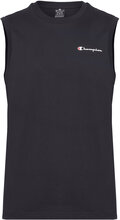 Sleeveless Crewneck T-Shirt Sport T-shirts Sleeveless Black Champion