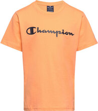 Crewneck T-Shirt T-shirts Short-sleeved Oransje Champion*Betinget Tilbud