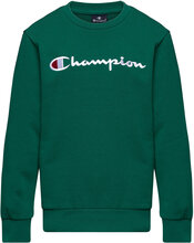 Crewneck Sweatshirt Sport Sweatshirts & Hoodies Sweatshirts Green Champion