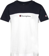 Crewneck T-Shirt Sport T-Kortærmet Skjorte White Champion